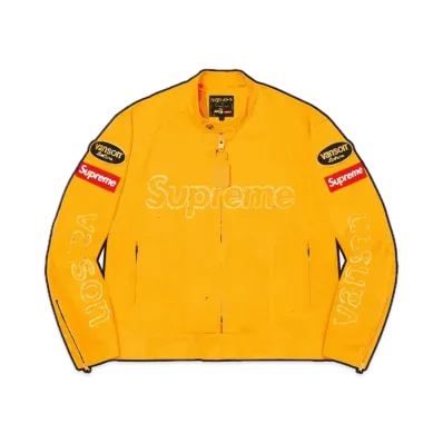Supreme x Vanson Leathers Cordura Denim Jacket "Yellow"