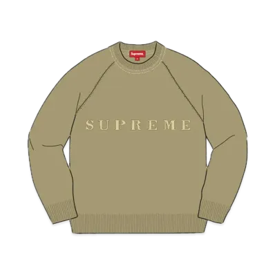 Supreme Stone Washed Sweater "Green"