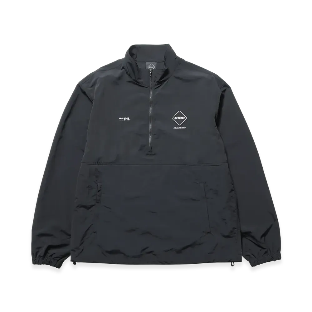 F.C.Real Bristol Nylon Quarter-Zip Blouson "Black"