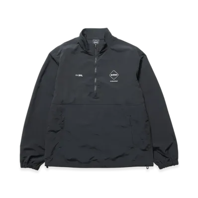 F.C.Real Bristol Nylon Quarter-Zip Blouson "Black"