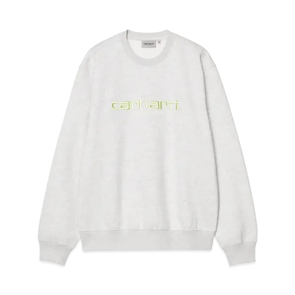 Carhartt WIP Carhartt Sweatshirt "Ash Heather/Air Green"