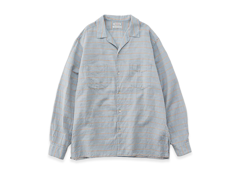NICENESS E.Romeo check Shirt "Blue"