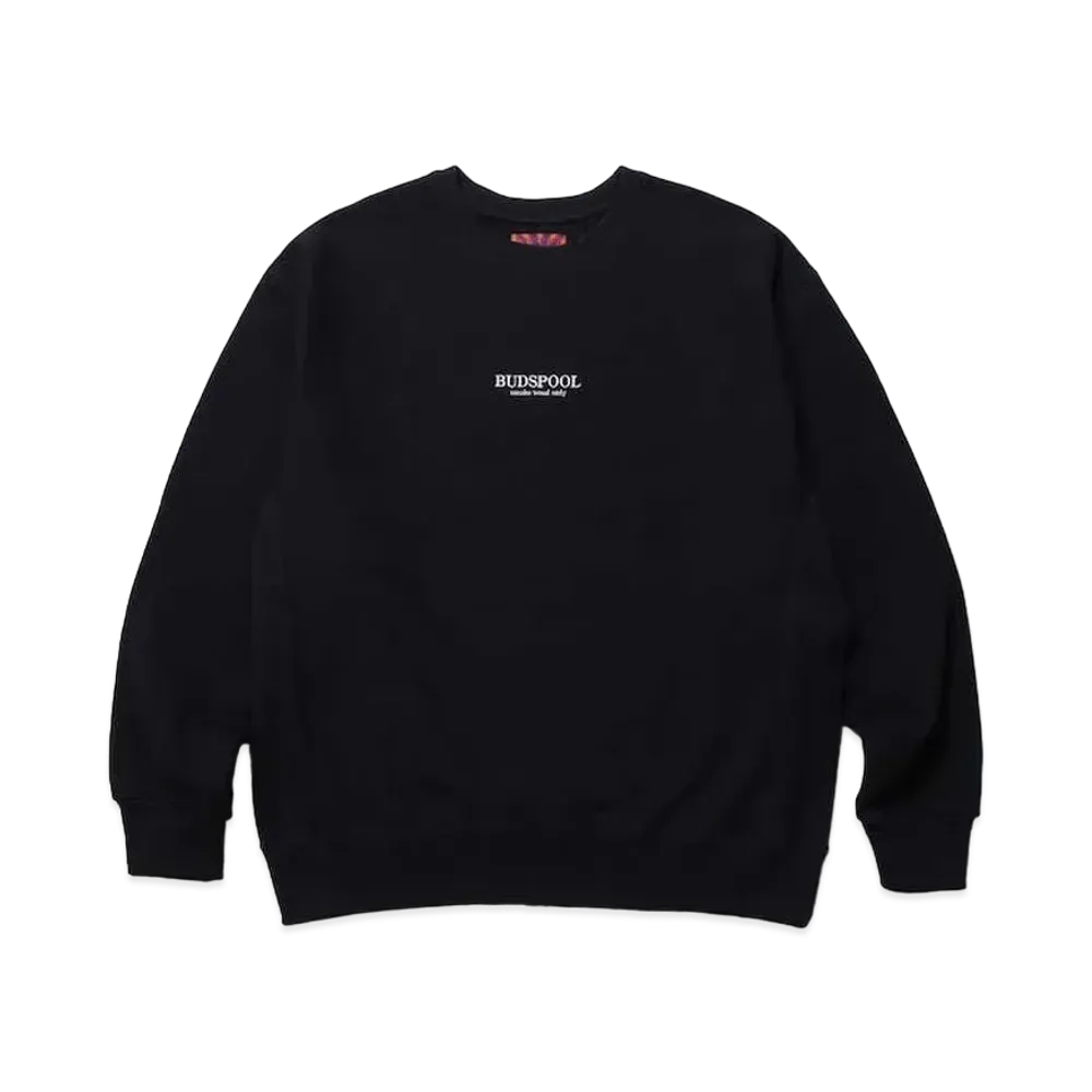 APHRODITEGANG SMOKE WEED ONLY HEAVY WEIGHT SWEAT SHIRT "Black"