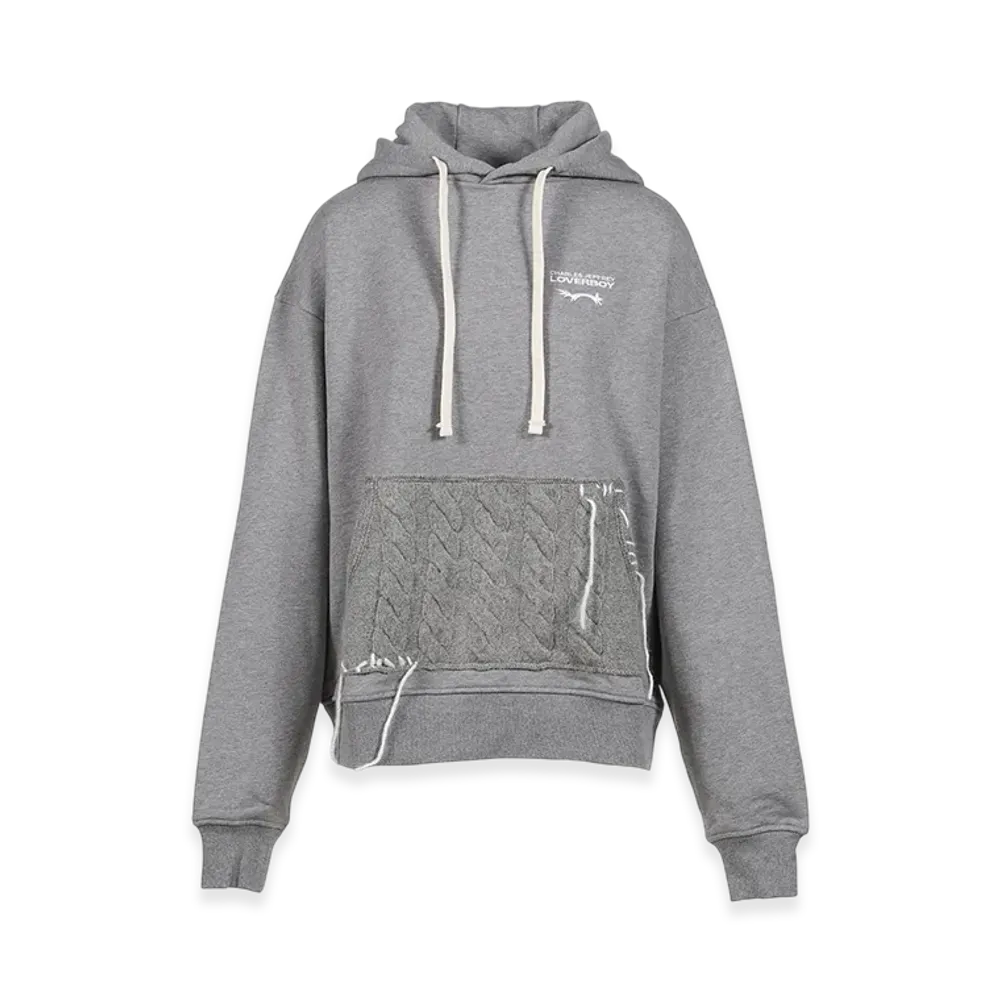 Charles Jeffrey Loverboy Patch Rabbit Ears Hoody "Gray"