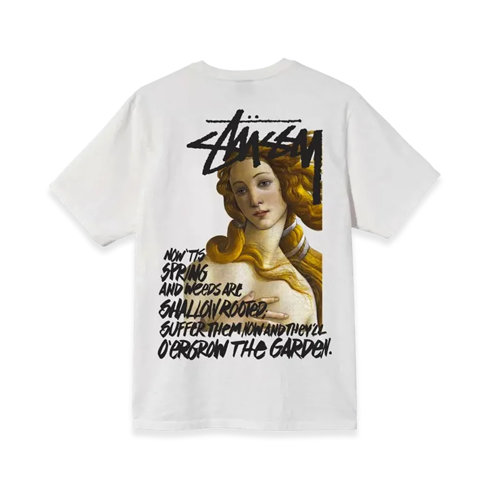 Stussy Spring Weeds Tee "White"