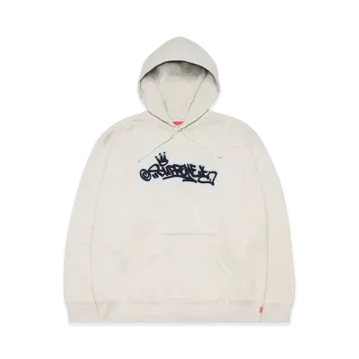 Supreme Handstyle Hooded Sweatshirt "Grey"