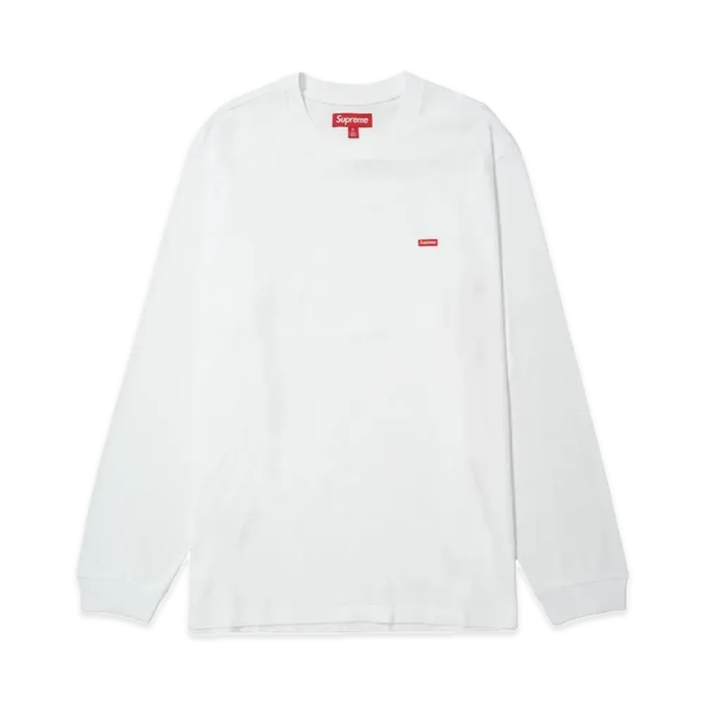 Supreme Small Box L/S Tee "White" (25SS)