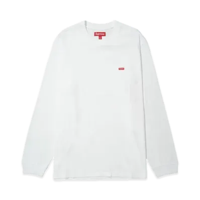 Supreme Small Box L/S Tee "White" (25SS)