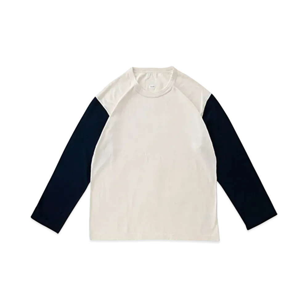 visvim BASEBALL TEE L/S (C/WS) "Navy"