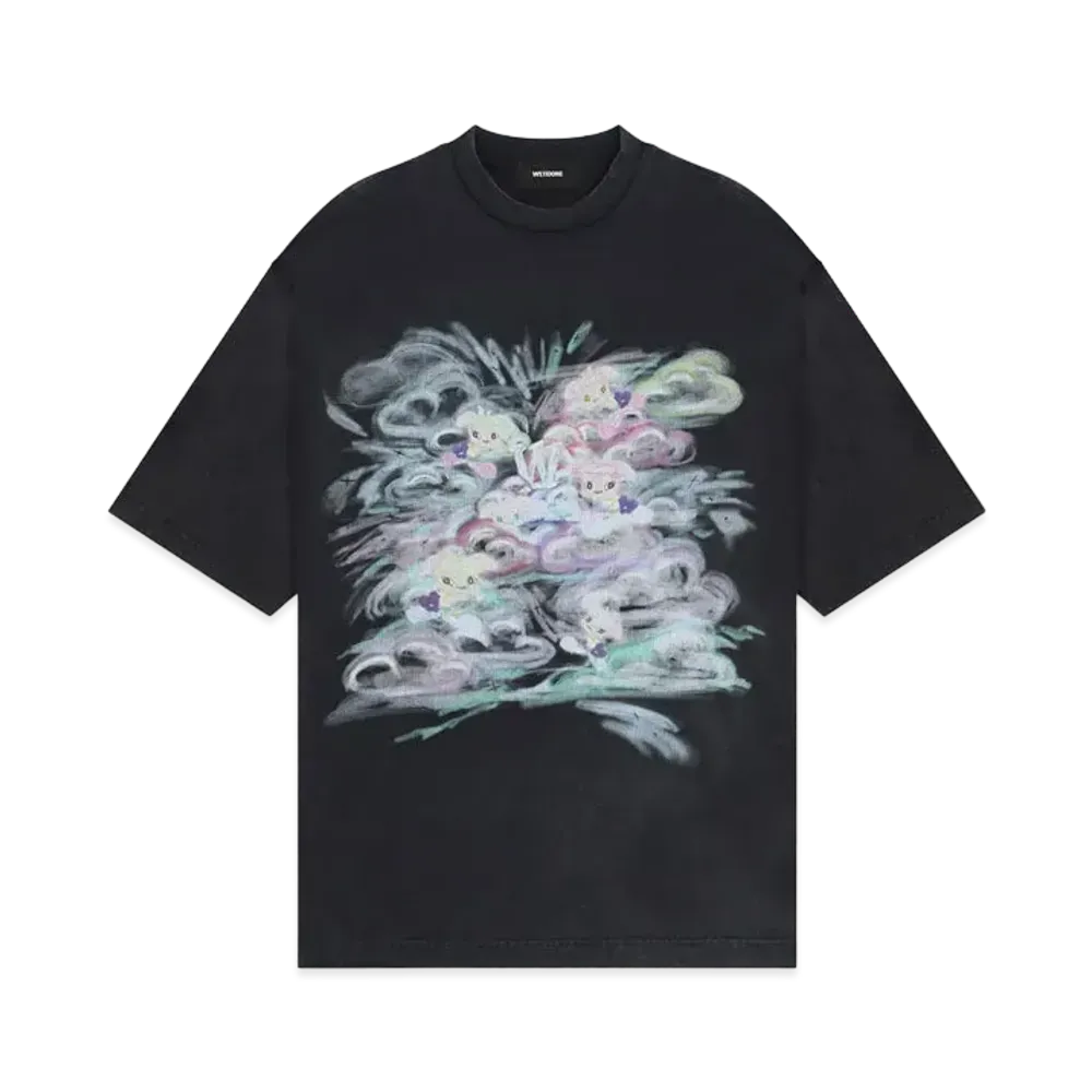 WE11DONE Printed T-shirt "Black"