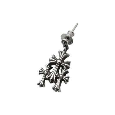 Chrome Hearts 3 CH Cross Pierce "Silver"