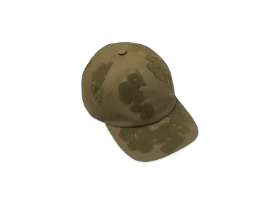DENIM TEARS Cotton Wreath Flocked Cap "Tan"