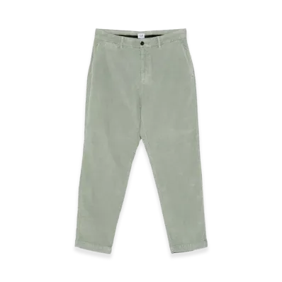 C.P. Company Velvet Chino Pants "Green"