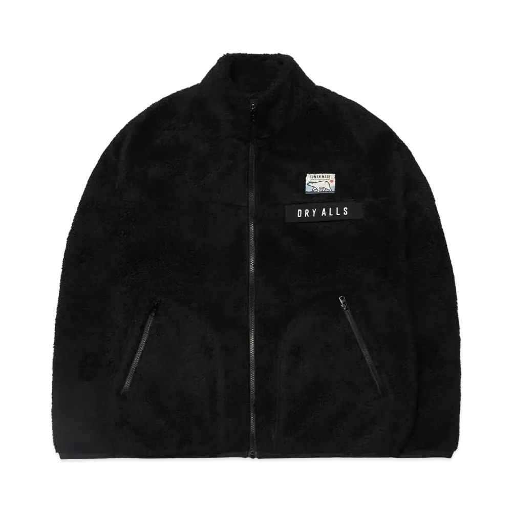 HUMAN MADE BOA FLEECE JACKET "Black"
