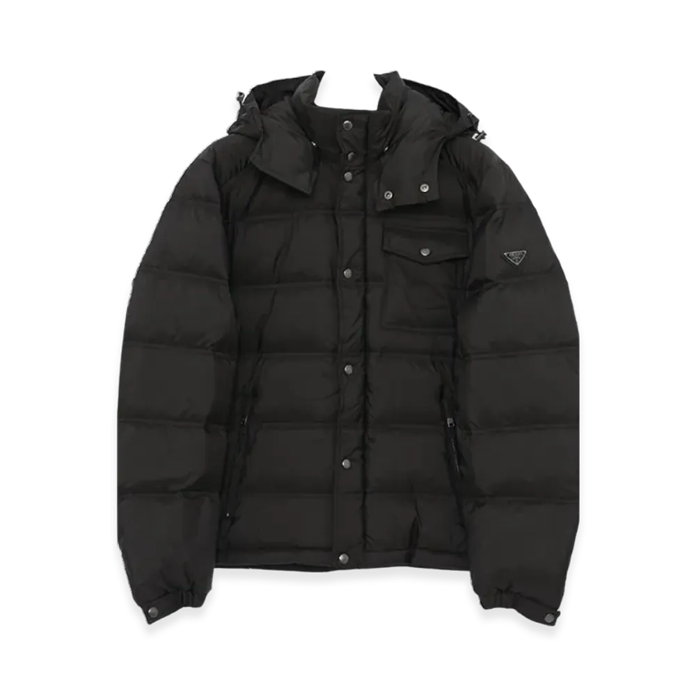 PRADA Hooded Down Jacket "Black"