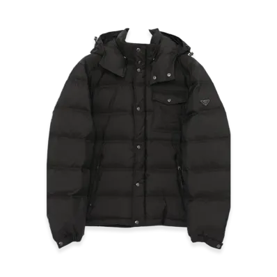 PRADA Hooded Down Jacket "Black"