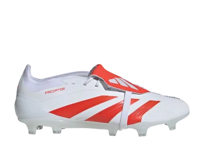 adidas Predator Elite Fold-Over Tongue FG "White/Red"