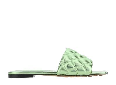 Bottega Veneta Women's Nappa Leather Slippers "Green"