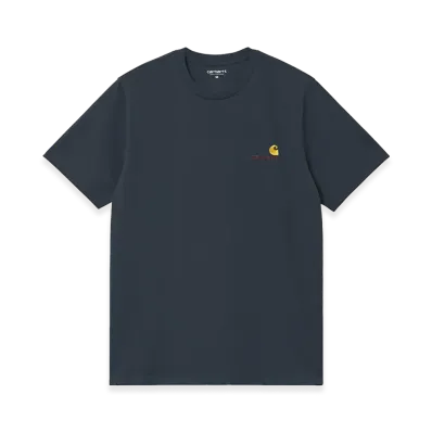 Carhartt WIP S/S American Script T-Shirt "Deep Night"