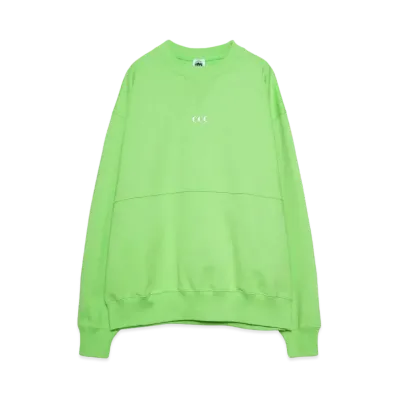 CITY COUNTRY CITY Embroidered Logo Switching Cotton Sweatshirt "MELON"