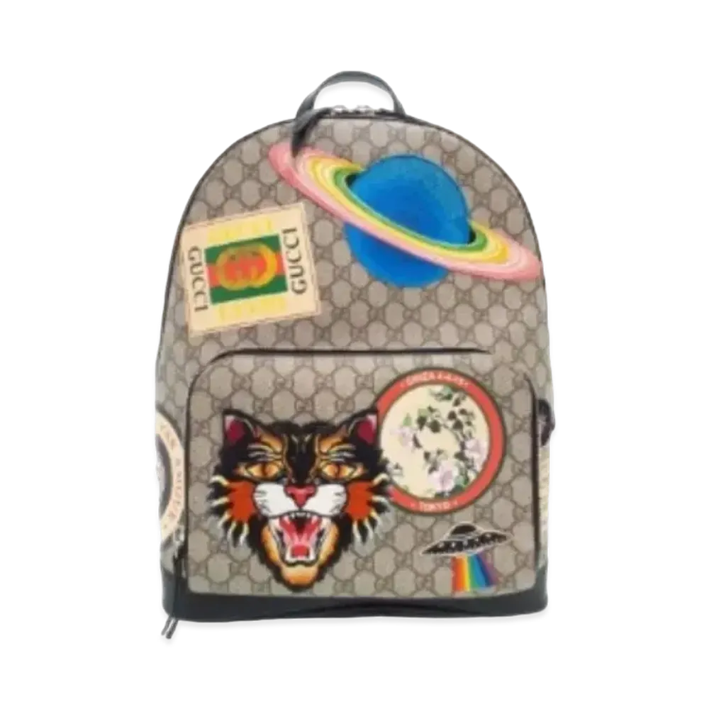 GUCCI Courier GG Supreme Backpack "Brown"