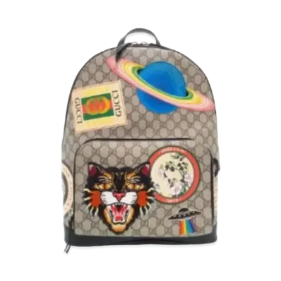 GUCCI Courier GG Supreme Backpack "Brown"