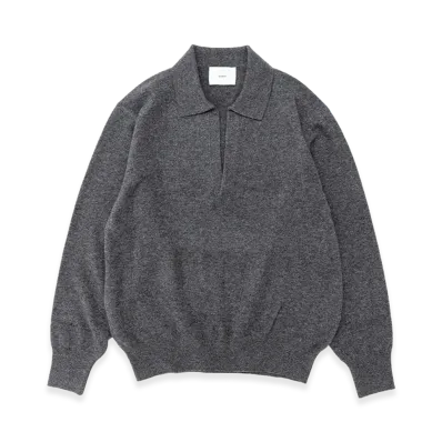 ssstein Extra Fine Wool Knit Skipper "Gray"