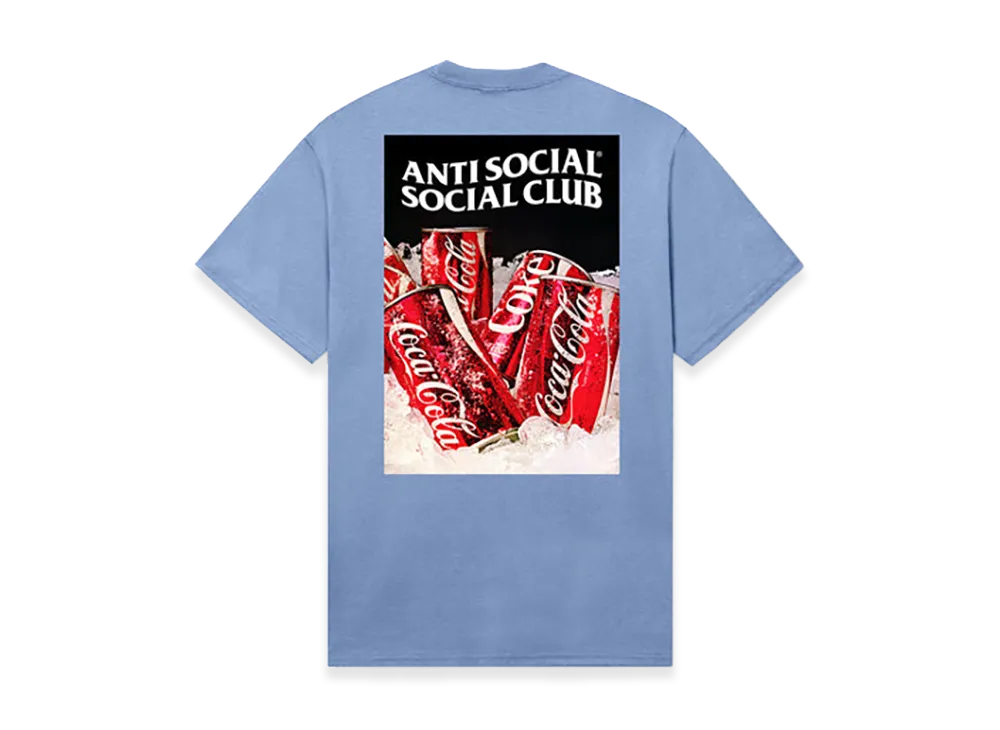 ANTI SOCIAL SOCIAL CLUB x Coca-Cola Ice Cold Tee "Light Blue"