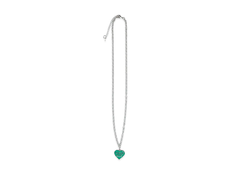 HUMAN MADE Heart Necklace "Green" HM29GD157