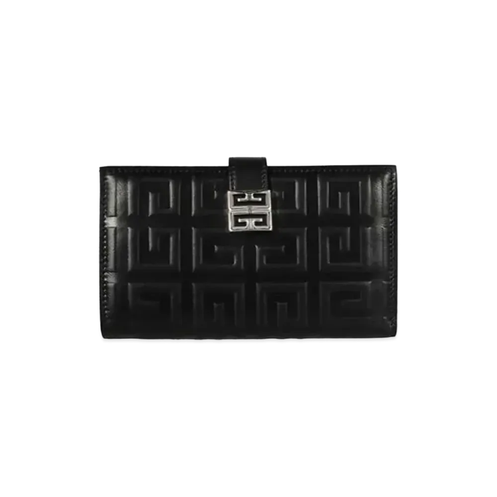 GIVENCHY 4G High Frequency Wallet in Leather "Black"