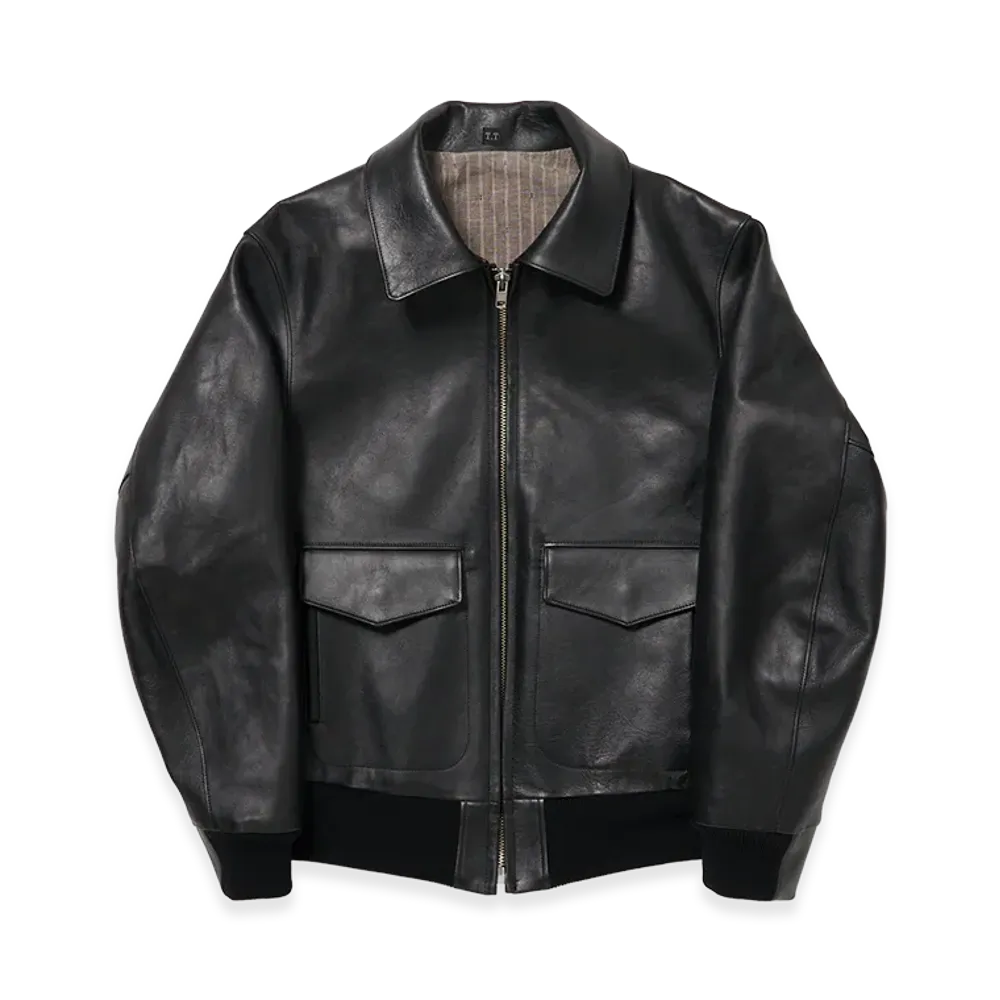 T.T Taiga Takahashi LOT.806 C.1950's Single Leather Jacket "Black"