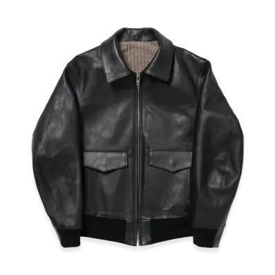 T.T Taiga Takahashi LOT.806 C.1950's Single Leather Jacket "Black"