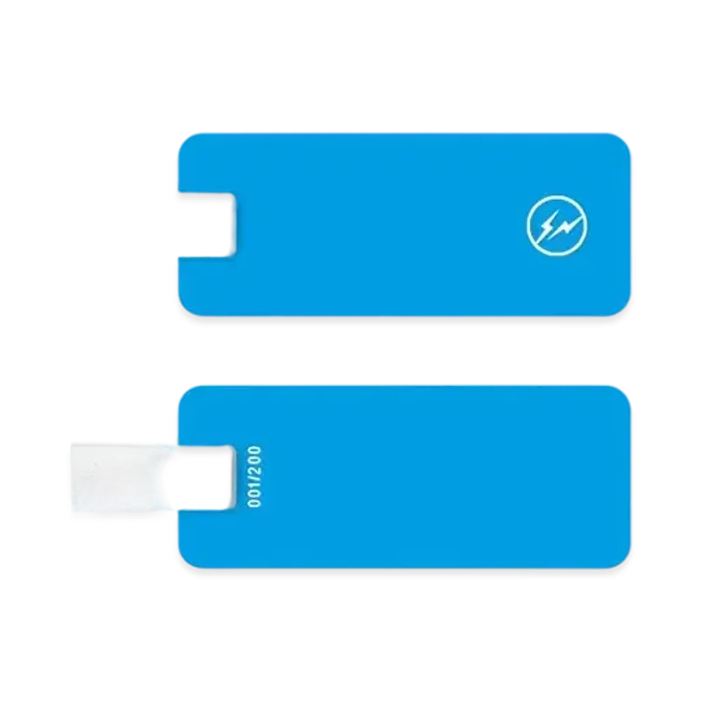 FRAGMENT CUSTOM DOUBLE SIDED Luggage Tag "Light Blue"