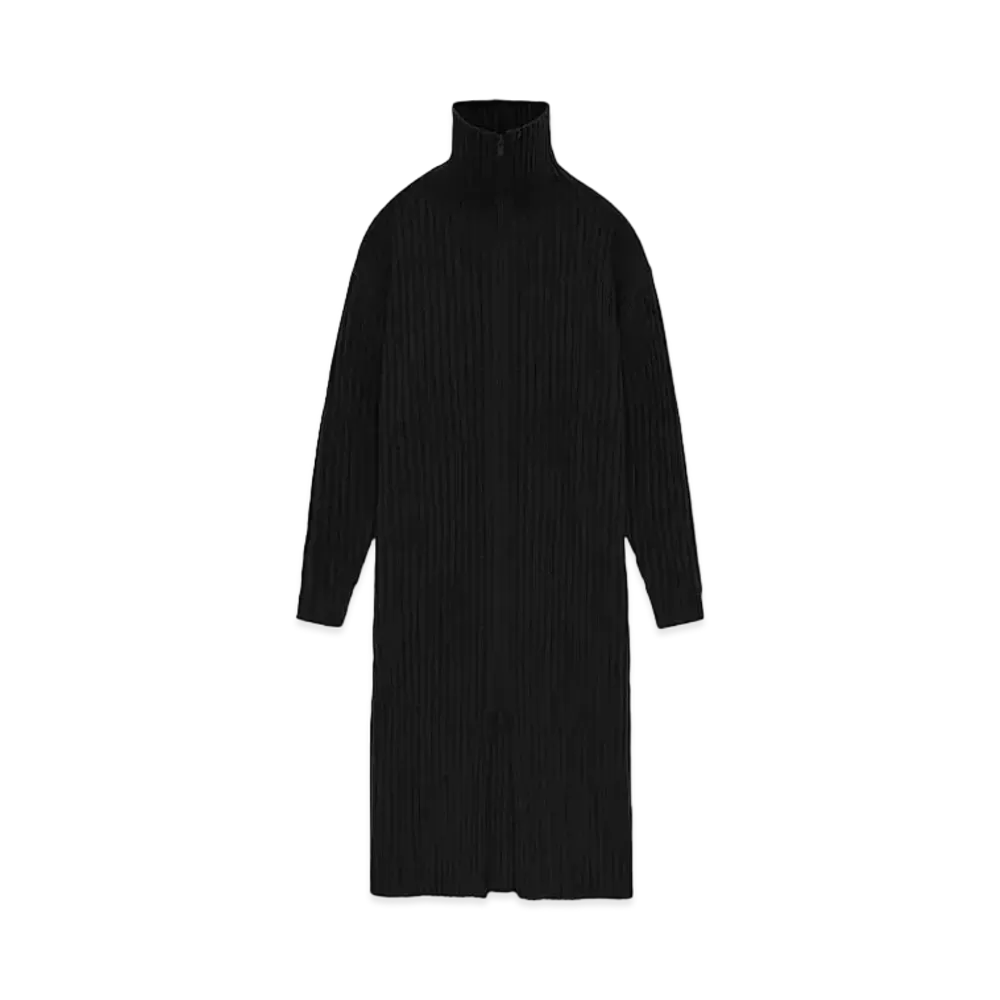 FEAR OF GOD ESSENTIALS Women's Fullzip Cardigan "Jet Black"
