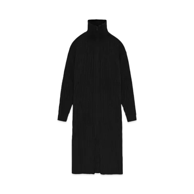 FEAR OF GOD ESSENTIALS Women's Fullzip Cardigan "Jet Black"
