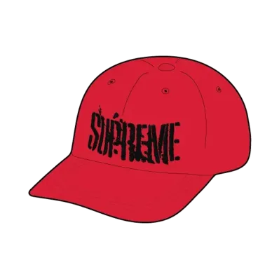 Supreme Splatter 6-Panel "Red"