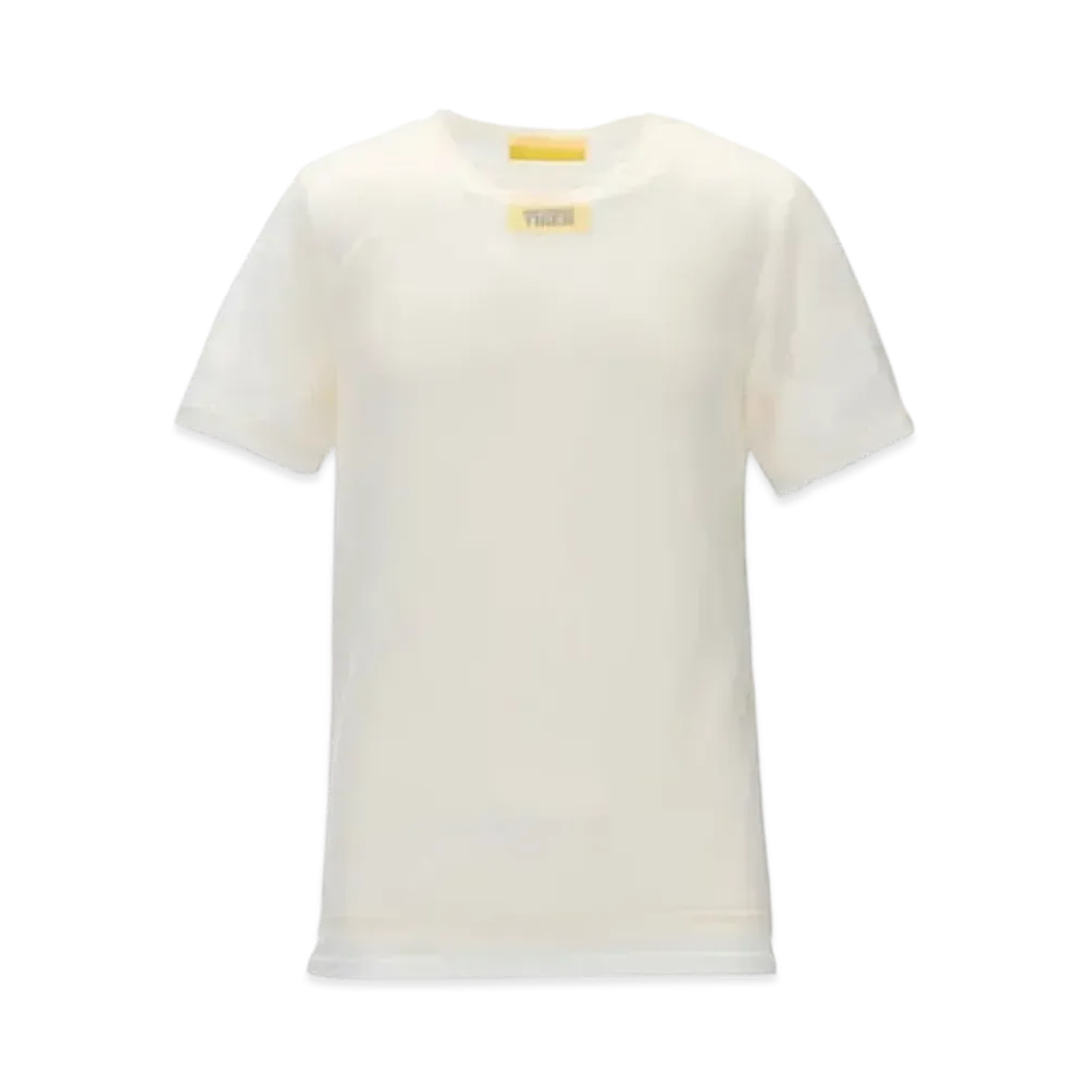 Onitsuka Tiger DENIVITA Men's Double Tee "White/Yellow"
