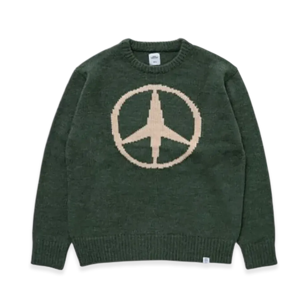 BEDWIN & THE HEARTBREAKERS L/S C-Neck Jacquard Sweater Doyle "Green"