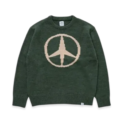 BEDWIN & THE HEARTBREAKERS L/S C-Neck Jacquard Sweater Doyle "Green"