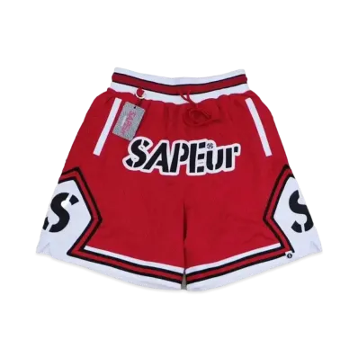 SAPEur Basket Shorts "Red" A0023-333