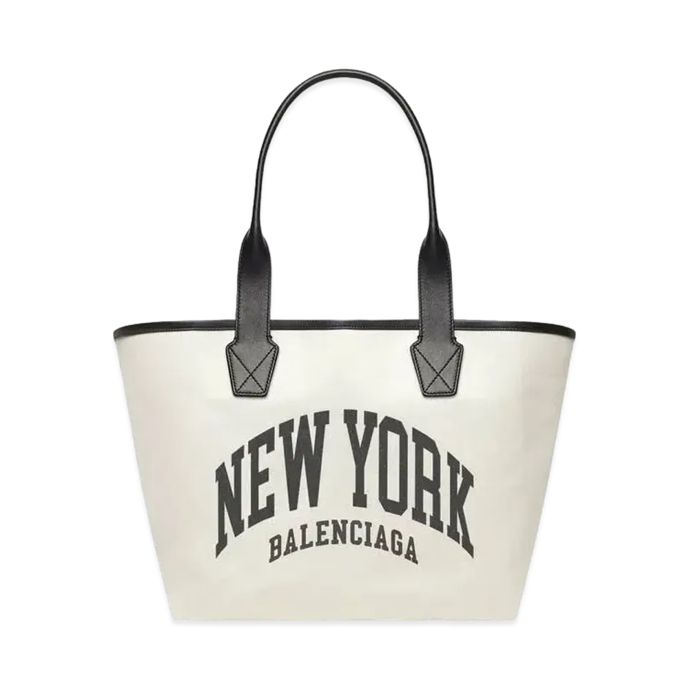 BALENCIAGA Cities New York Jumbo Large Tote Bag "Beige"
