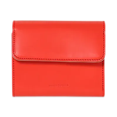 Hender Scheme Bellows Wallet "Red"