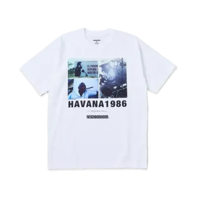 NEIGHBORHOOD NHON-2 / C-TEE . SS "White"