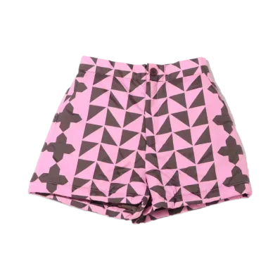 atmos pink Nakawata Quilt Gala Shorts "Pink/Brown"