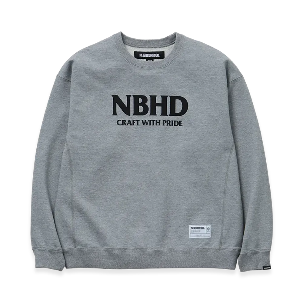 NEIGHBORHOOD Classic Sweat Shirt LS "Gray"