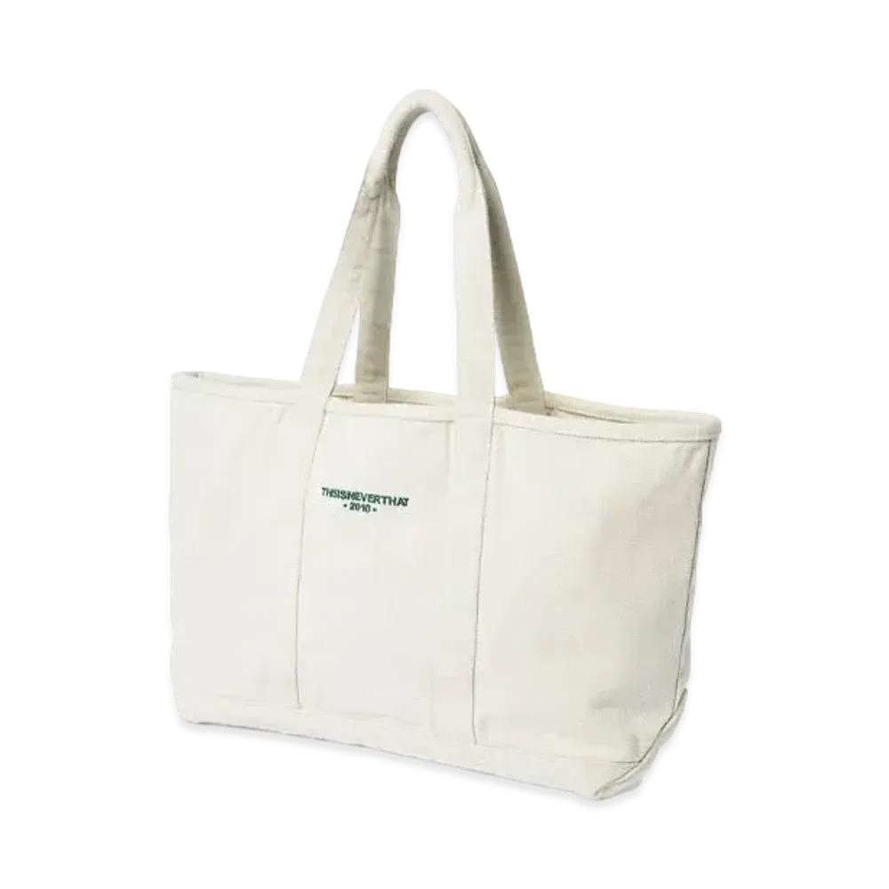 thisisneverthat Washed Canvas Tote Bag "Natural"