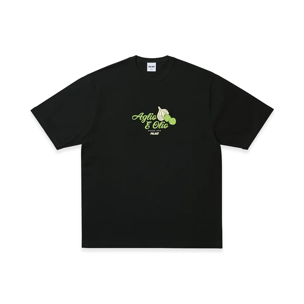 PALACE Aglio E Olio Ringer T Shirt "Black"