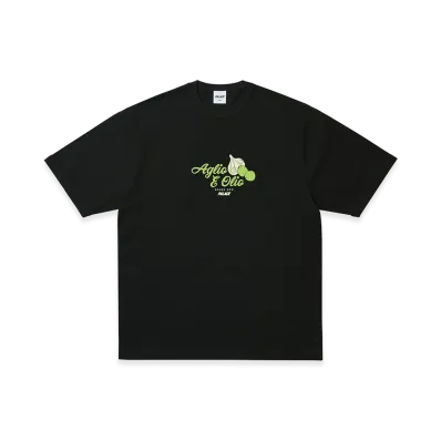 PALACE Aglio E Olio Ringer T Shirt "Black"