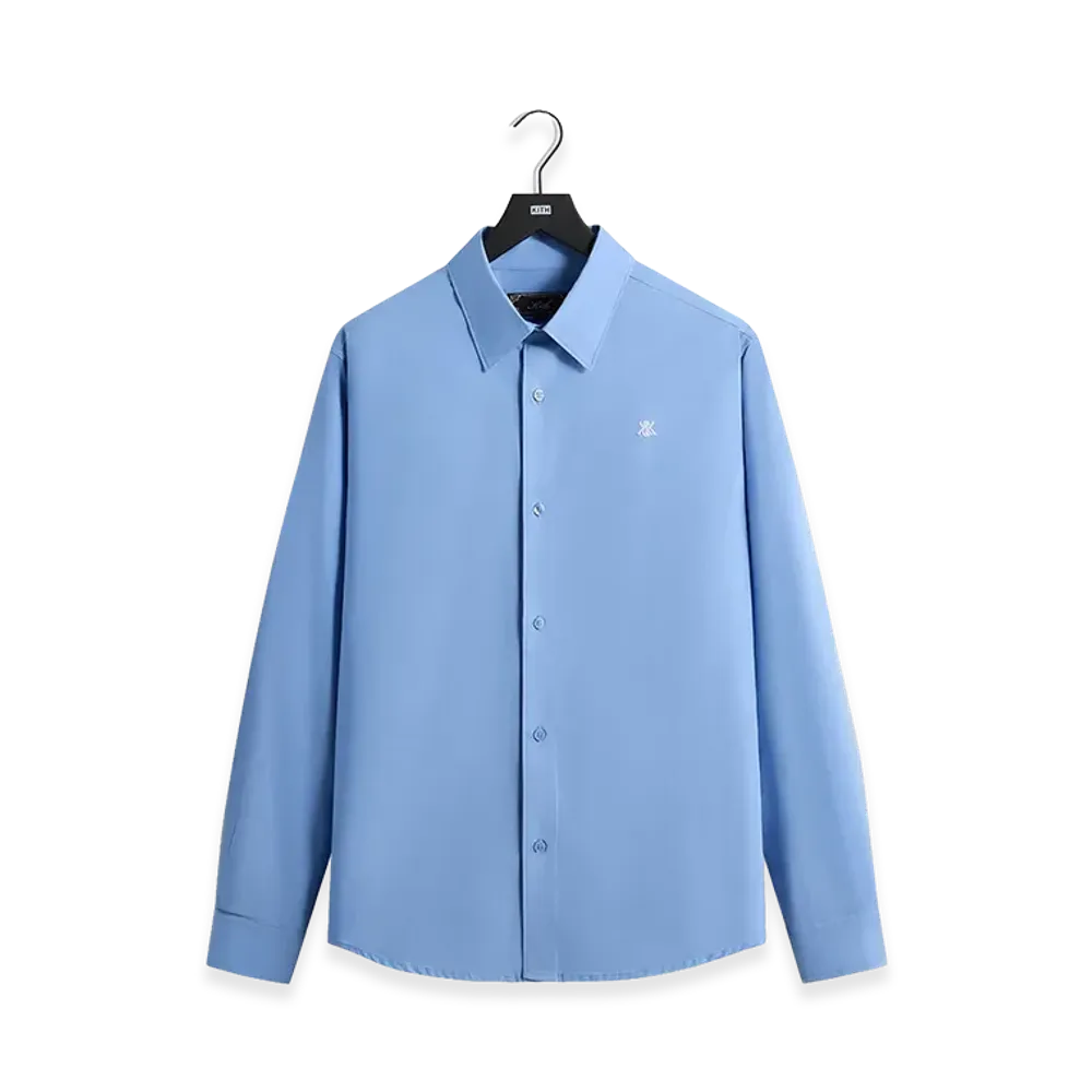 Kith Poplin Georgie Shirt "Millstream"