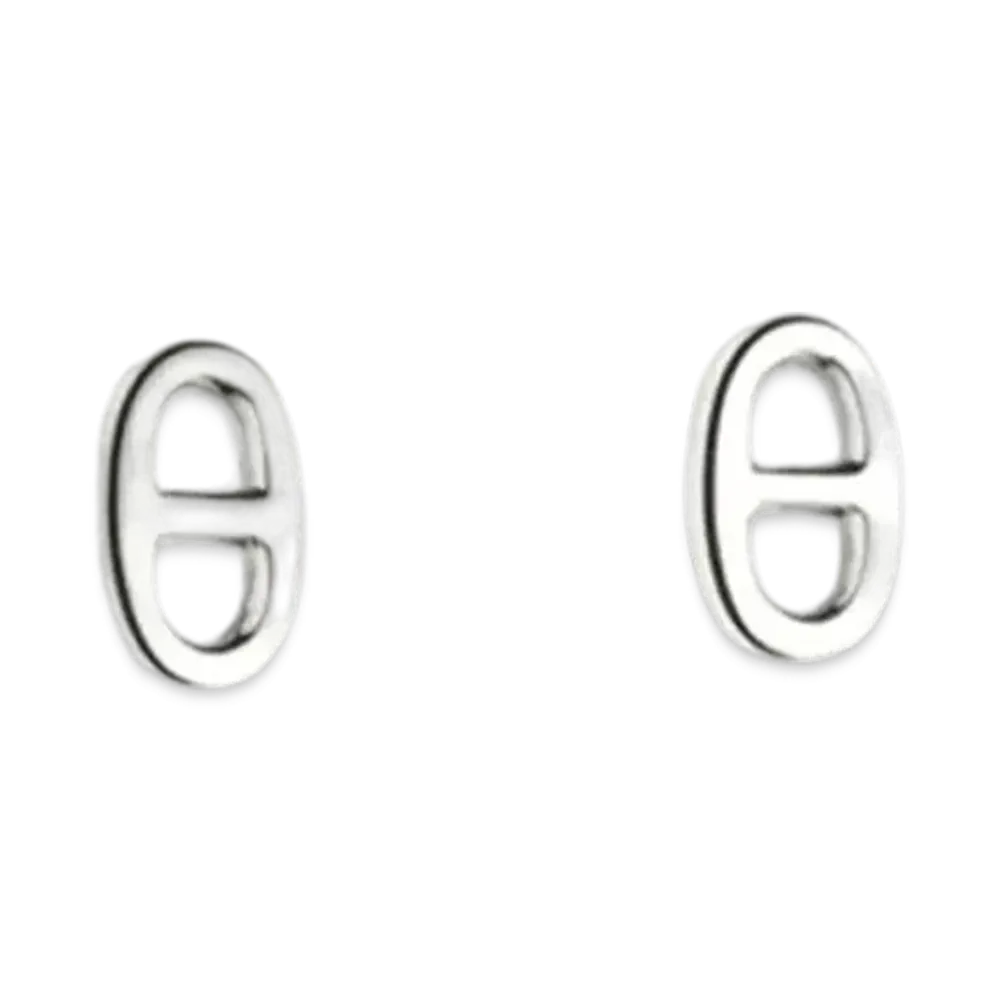 Hermes Farandole Earrings Very Small Model "Silver"